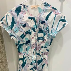 Tory Burch fitted button up dress